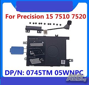 Dell Precision 7510 7520 7710 7720 M7510/7520 Hard Disk Drive Caddy Tray HDD CABLE кади кабел