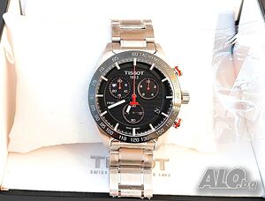 TISSOT PRS 516 T100.417.11.051.01 Мъжки часовник с хронограф и дата чисто нов пълен комплект