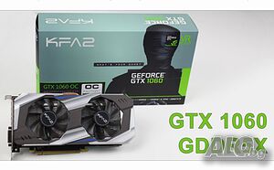 KFA2 GeForce GTX 1060 3GB GDDR5 192bit. OC video card видео карта КАТО НОВА