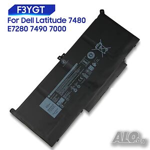 Dell Latitude 7280 7290 7380 7390 7480 7490 Battery 60Wh 7.6V батерия за лаптоп Дел