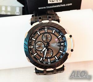 TISSOT T-RACE AUTOMATIC CHRONOGRAPH T115.427.27.061.00 като нов с кутия 100% оригинален