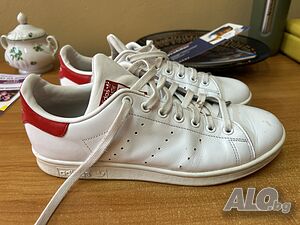 Маратонки ADIDAS STAN SMITH Running White/ Running White/ Red 42 номер
