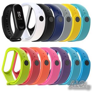 Нова оригинална каишка за Xiaomi Mi Band 2, 3, 4, 5, 6 и 7Ми банд 2, 3, 4, 5, 6 и 7 НАЛИЧНИ!!!