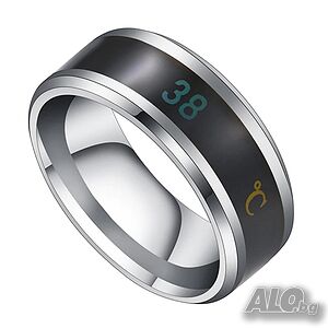 Уникално стилен пръстен термометър Smart Ring НАЛИЧНО!!!