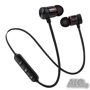 Безжични слушалки, магнитни bluetooth слушалки, спортни блутут хендсфри слушалки