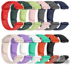 Нови силиконови каишки за Xiaomi Redmi Watch 3 Aktive / Watch 3 lite НАЛИЧНИ!!!