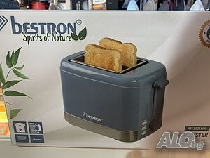 Комплект уреди Bestron Сини - Тостер, Пасатор и Кана за Гореща Вода