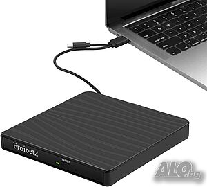 Външно DVD устройство USB 3.0 Type-C Pop Up Мобилно CD устройство CD DVD +/-RW ROM