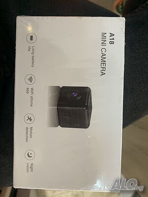 Мини камера AOBOCAM, 1080P HD WiFi (2,4 GHz)/Смарт камера за наблюдение за предаване на живо