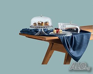 Комплект форми за торта Guzzini Tiffany, прозрачни, Ø36 x h14 см