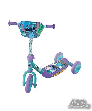 Детска Тротинетка Stitch за Момиче, Скутер с 2 задни колела стич