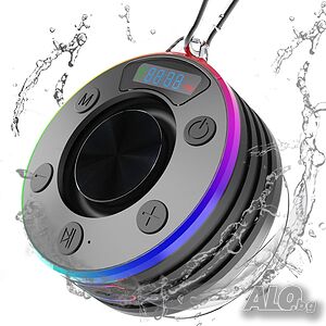 Bluetooth Колонка за Баня и Басейн / Радио и Часовник / 3W