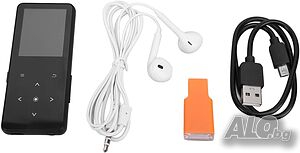 MP4 MP3 плейър / 32GB Памет / Вградено радио / Диктуфон