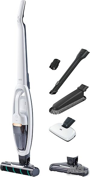Прахосмукачка AEG QX7-1ULTAL 2-in-1, Мощна безкабелна Права прахосмукачка AEG
