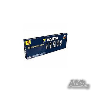 Алкални батерии АА Varta Industrial Pro AA - 10 броя