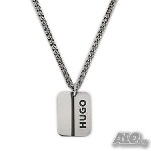 КОЛИЕ E-LOGOTAG, Hugo мъжко колие, HUGO E-LOGOTAG-NECKLACE,