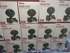 Уеб камера Trust Exis Webcam, 640 x 480, black-silver, микрофон