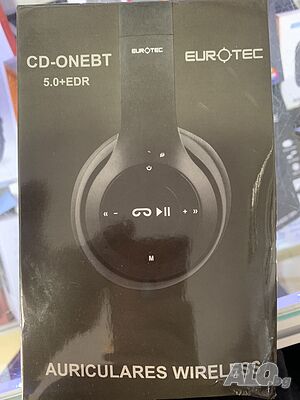 Безжични Слушалки Eurotec AUR CD-ONE BT / Сгъваеми Слушалки с Радио