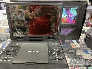 Преносим DVD плейър, DVD плейър за кола за деца с 12,5”/ HD въртящ се екран