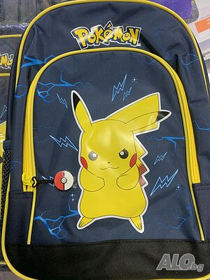 Чанта за детска градина Pokemon Pikachu 3D / 32х26х10 см.