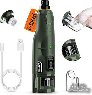 Електрическа Нокторезачка за Кучета 4,8 V / Уред за Подрязване на Ноктите на Домашните Любимци