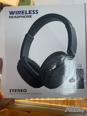 Безжични Bluetooth слушалки за телевизор, Bluetooth слушалки с дълбок бас/ HiFi стерео слушалки