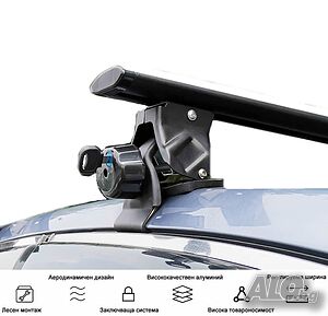 Автобагажник за TOYOTA COROLLA E16 / E17 sedan 2013+ г. - с ключ - BagajnikPro