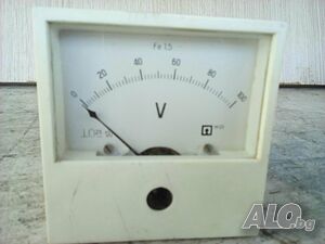 Български волтметър за постоянен ток 0- 100 V