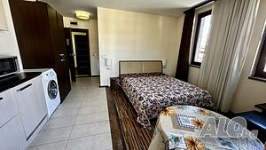 Студио за продажба в ски зоната на гр. Банско Едностаен апартамент 44 кв.м Тухла 2010 г. 1 етаж Първи жилищен | Апартаменти | Банско