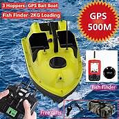 Карбонова лодка с 16 точков GPS Bait Boat +сак, зарядно за кола, 12000мл батерия