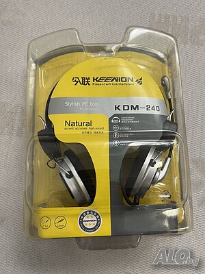 Слушалки с микрофон за компютър и лаптоп 3 броя 5 евро