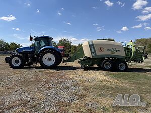 New Holland T7050 + Krone BigPack 1290 XC