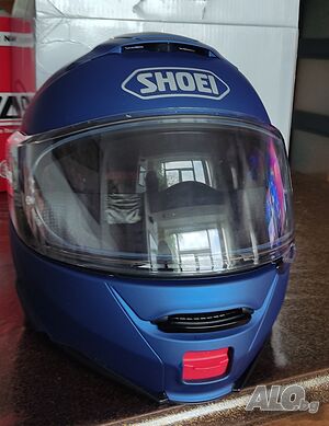 ПРОМОЦИЯ! Модуларна мото каска Shoei Neotec II Matt Blue Metallic - XL