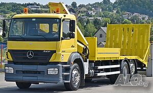 Автовоз: Mercedes-Benz ACTROS 2533 с кран Fassi F150A.22