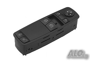 1698206410 Бутони Ключ за ел. стъкла Mercedes A W169, B W245, Без Прибиране, 3 ПИН