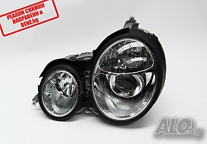 Хром Кристални фарове Fk за Mercedes W210