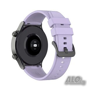 Huawei Силиконова каишка 22 mm за GT 3 / GT 3 Pro / GT 2 / GT 2 Pro / GT, лилав