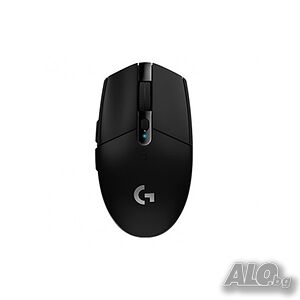 Мишка Logitech Wireless Lightspeed G304, 12 000 DPI, сензор HERO, LED индикатор, черен