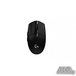 Мишка Logitech, G305, Wireless, Lightsync RGB, 200 - 12000 dpi, Сензор HERO, 6 бутона, Черен