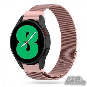 Besmart Milaneseband 2 за Samsung Galaxy Watch 4 / 5 / 5 Pro (42 / 44 / 45 / 46 мм), Rose Gold