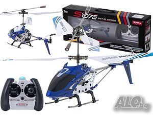 SYMA S107G 3-канален RC хеликоптер с жироскоп, син
