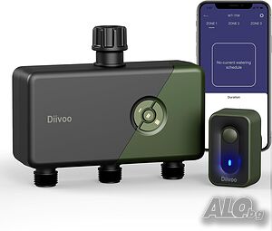 Diivoo WiFi смарт воден таймер с ХЪБ- програматор с 3 зони