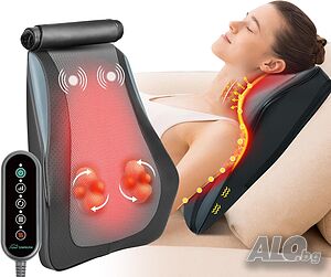 Шиатсу масажор със загряване от Snailax SL-128 Shiatsu