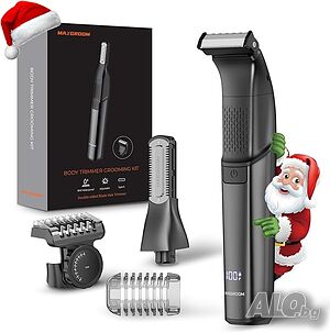 MAXGROOM Двустранен тример за косми по тялото и лицето
