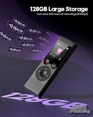 128GB диктофон висок клас BBEIYY V10