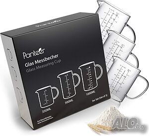 Стъклени мерителни чаши Panteer