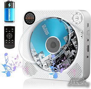 Преносим CD плейър с Bluetooth
