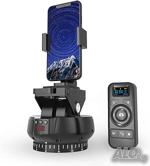 Въртяща се глава за фотоапарати/смартфони с дистанционно Mcoplus