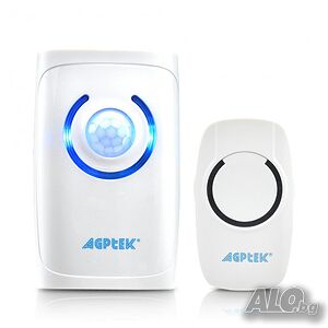 Безжичен звънец, аларма 4 в 1 с LED индикатор и 36 мелодии AGPTEK