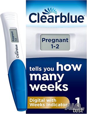 Дигитален тест за бременност с индикатор на седмиците Clearblue